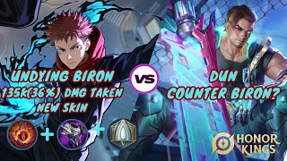 HONOR OF KINGS| MVP FULL TANK BIRON VS DUN| UNDYING ITEMS COMBO| BIRON BUILD & GUIDE #honorofkings