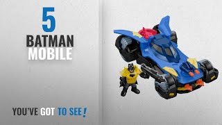 Top 10 Batman Mobile [2018]: Fisher-Price Imaginext DC Super Friends, Batmobile