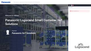 Panasonic Logiscend Webinar - Smart Containers Webinar 2020