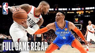 THUNDER vs TRAIL BLAZERS | Damian Lillard Takes Over in the 4th | Game 1
