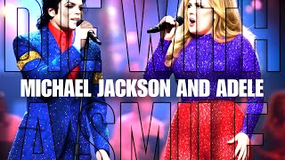 Michael Jackson and Adele Die With a smile (A I Cover)