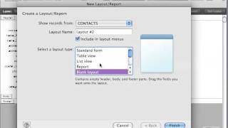 FileMaker Tutorial - 035 - New Layout pt 1