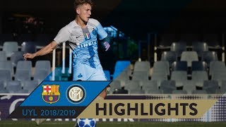 BARCELONA 2-1 INTER | HIGHLIGHTS | Matchday 03 - UEFA Youth League 2018/19