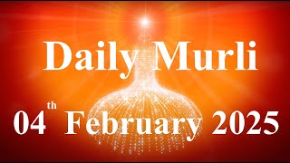 Daily Murli English 4 February 2025|daily English murli|murli in English|English murli today|Murli