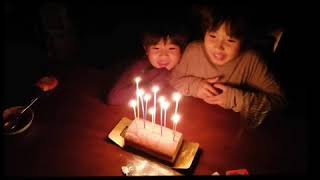 keikyo.com  「Happy Birthday ！  慶一郎10歳  恭一郎7歳 」