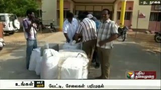 Rs 5 lakh Worth Sarees \u0026 Dhotis Seized in Myladuthurai