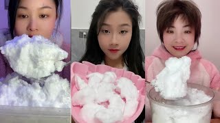 SOFT | FRESH | SHAVED WHITE ICE EATING ASMR