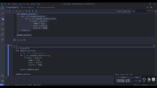 Recursion: 10. Bubble sort (recursive)