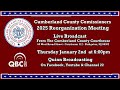 cumberland county commissioners reorganization meeting january 2 2025