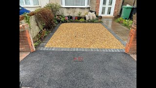 Gravel Driveway with Dropped Kerb in Thornbury, Gloucestershire