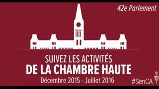 Suivez les activités de la Chambre Haute