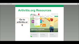 OAAA Lunch \u0026 Learn: Arthritis Foundation Tools \u0026 Resources