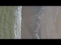 sea sunset by drone belgian coast nieuwpoort belgium drone 4k footage dji mini 2