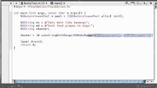 Objective C Programming Tutorial 54 Substrings and Ranges YouTube