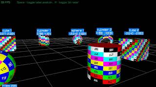raylib Projecting 3d onto 2d