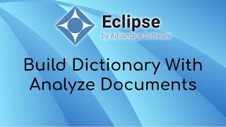 Build Dictionary With Analyze Documents