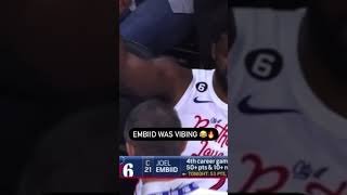 Joel Embiid DANCING To Lil Uzi After Dropping 53 Points 😂🔥