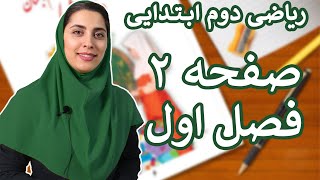 تدریس صفحه 2 ریاضی دوم ابتدایی