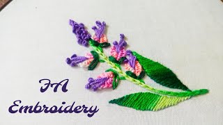 Attractive Hand Embroidery design #embroidery #art #embroiderydesign