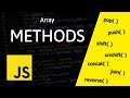 Basic Array Methods in JavaScript #1 - pop, push, shift, unshift, concat, join, reverse