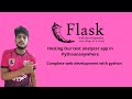 Hosting Our Text Analyzer App in pythonanywhere | How to host a flask app | Flask Tutorial #12