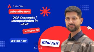 🎓 Lecture 23: OOP Concepts in Java | Encapsulation Explained with Examples | Edlify