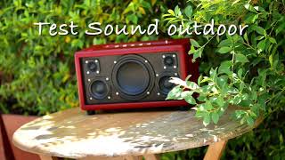 Test sound outdoor ลำโพงบลูทูธ soundhiend