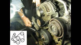 2004 Dodge Ram 1500 5.7ltr Hemi Water Pump Removal and Installation