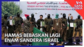 Hamas Bebaskan Lagi Enam Sandera Israel