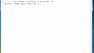 14 02 Creating A Beaninfo Class Part 1