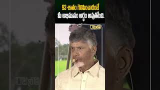 #shoerts 93 శాతం గెలిపించారంటే మీ అభిమానం అర్థం అవుతోంది. | CM Chandrababu | NDA Govt | Rajaneethi