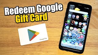 How to REDEEM Google Play Gift Card on Android Phone or Tablet (Easy Method)