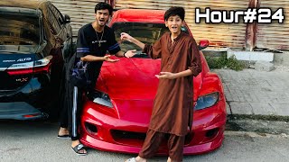 LIVING 24 HOURS in VAMPIRE YT’s SPORTS CAR 🏎️ | Drifting in Manual Rx8😈 | Dracul