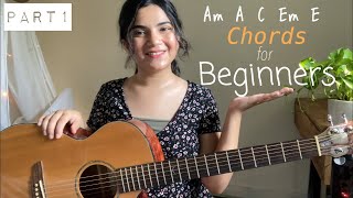 (Part1) 11 Basic Guitar Chords that every Beginner Guitarist should know ~ Open Major & Minor Chords