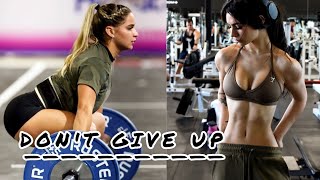 DON'T GIVE UP ❌ | FEMALE FITNESS MOTIVATION WORKOUT.. #motivation #femalefitness #fitness