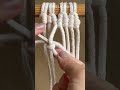 Macramê DIY nó festonê vertical  #tutorialmacrame #macrame #macrameknots #comofazermacrame