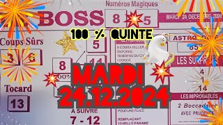 boss demain mardi 24 décembre 2024💲💲base solide 💲+💲pronostic lundi