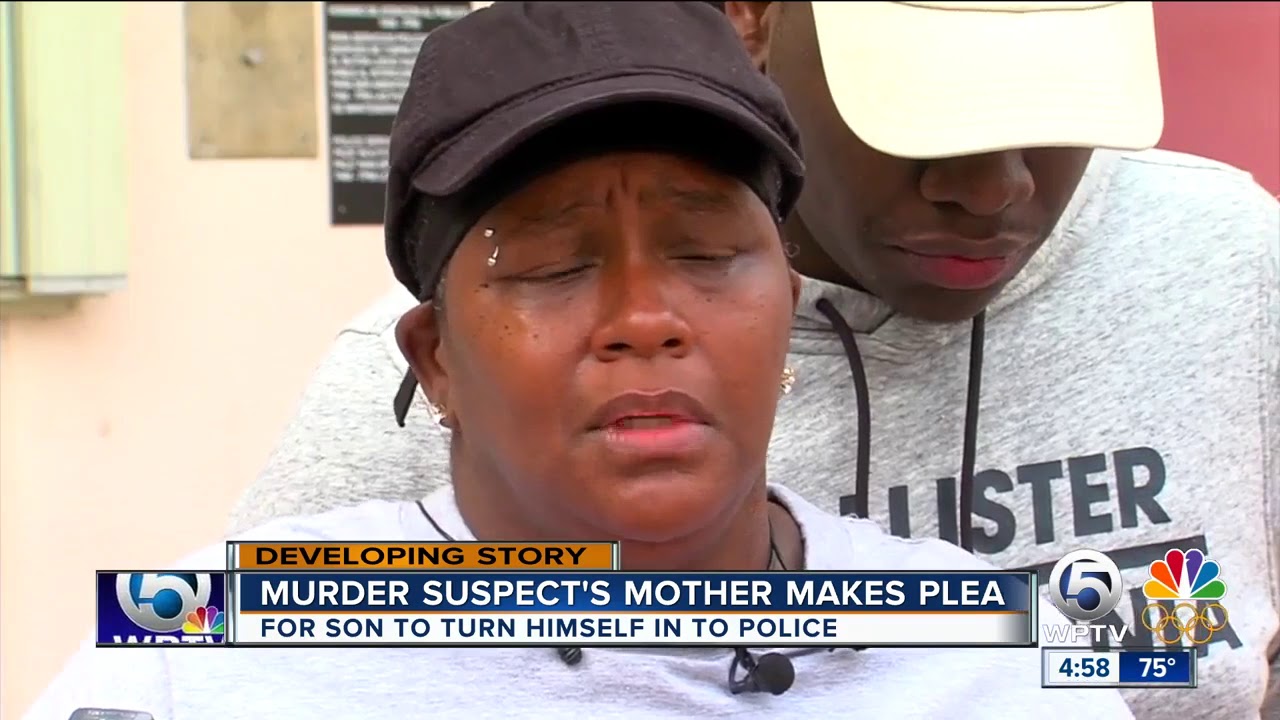 Murder Suspect's Mother Make Plea For Him To Turn Himself In - YouTube