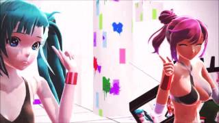 [MMD] [初音ミク] drop pop candy [巡音ルカ]