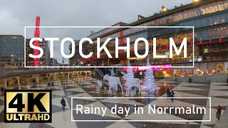 🌧️ Rainy day in Stockholm City / Sweden 🇸🇪  / 4K