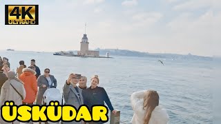 WALKING TOUR ON THE FASCINATING AND DIZZY STREETS AND BEACH OF ISTANBUL ÜSKÜDAR/ ÜSKÜDAR SAHİL TURU