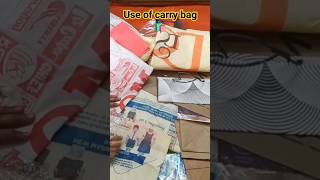 shopping bags ka jabardasth jugad watch full video #homeorganizertips #clothorganiser  #shortvideo