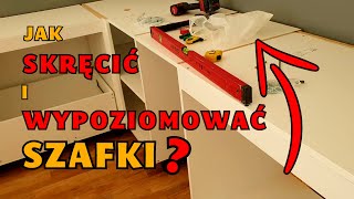 ►Jak skręcić szafki kuchenne? Jak je samemu wypoziomować? Skręcanie mebli DIY. Dom za 100 tys 316