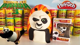Giant KUNG FU PANDA 3 Play Doh Po Surprise