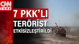 Barış Pınarı bölgesinde 7 PKK'lı terörist etkisizleştirildi