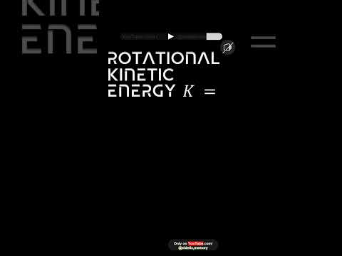 What does rotational kinetic energy depend on?