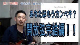 #13[脱！TAB譜]あなたはもうカンペキ？開放弦完結編！！[Bassが本質的に上手くなる方法！] 音を知る！編 Part 7.