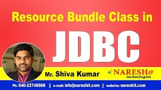 JDBC Tutorials | Resource Bundle Class | Advanced Java | Mr.Shiva Kumar