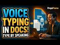 How to Use Google Docs Voice Typing (2026 Ultimate Guide)