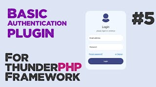 Users manager plugin for thunderPHP Framework #05 | Save edit data | Quick programming tutorial